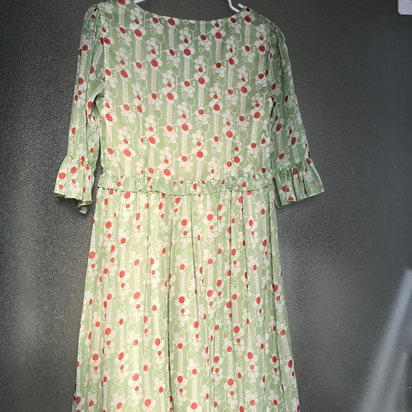 Laura Lees Skulls Hearts and Dragonflies Pin-up Dress Small Top Shop - Picture 2 of 6